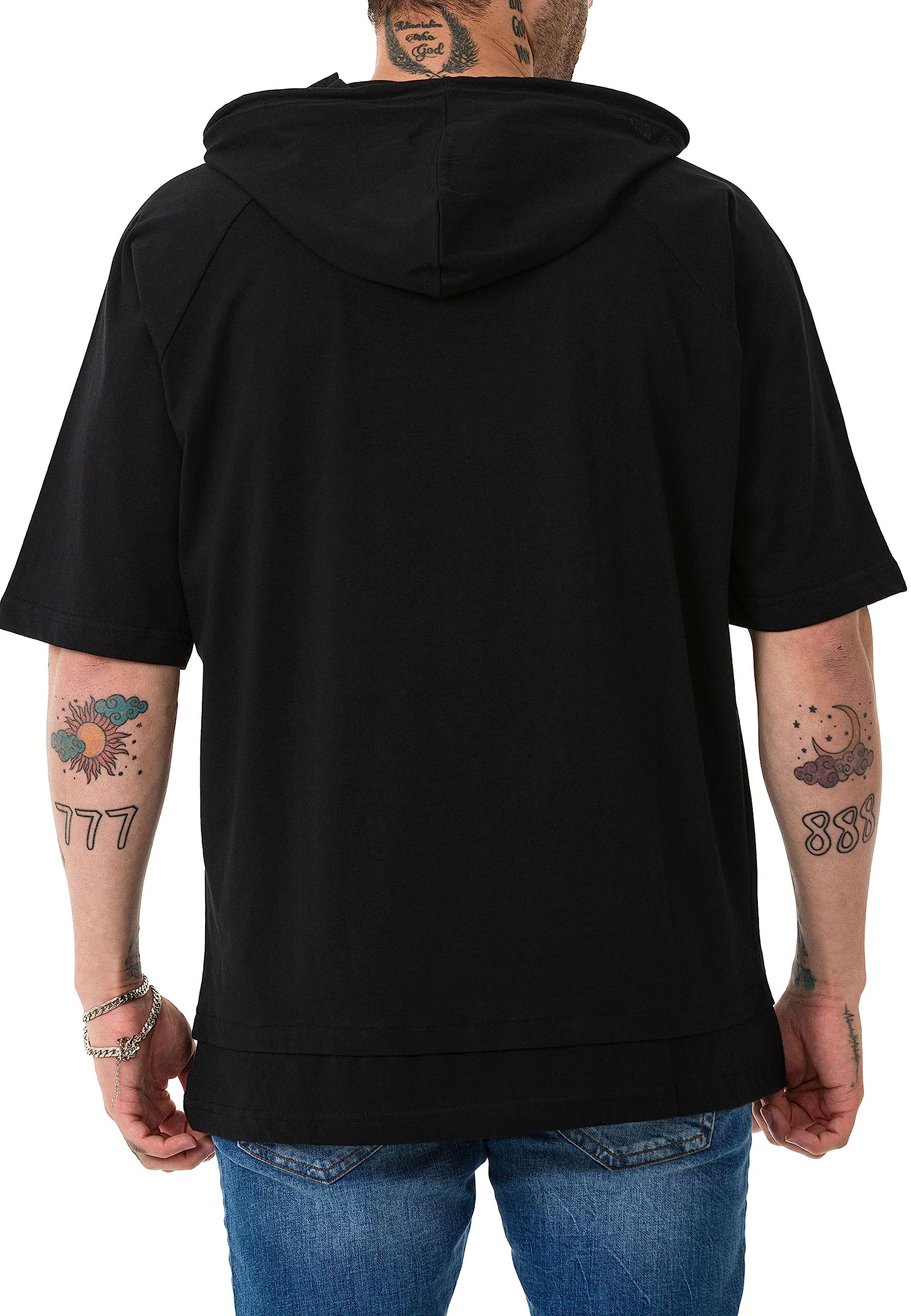 redbridge-t-shirts-m1373-t-shirt-herren-schwarz-oversized-baumwolle image 5