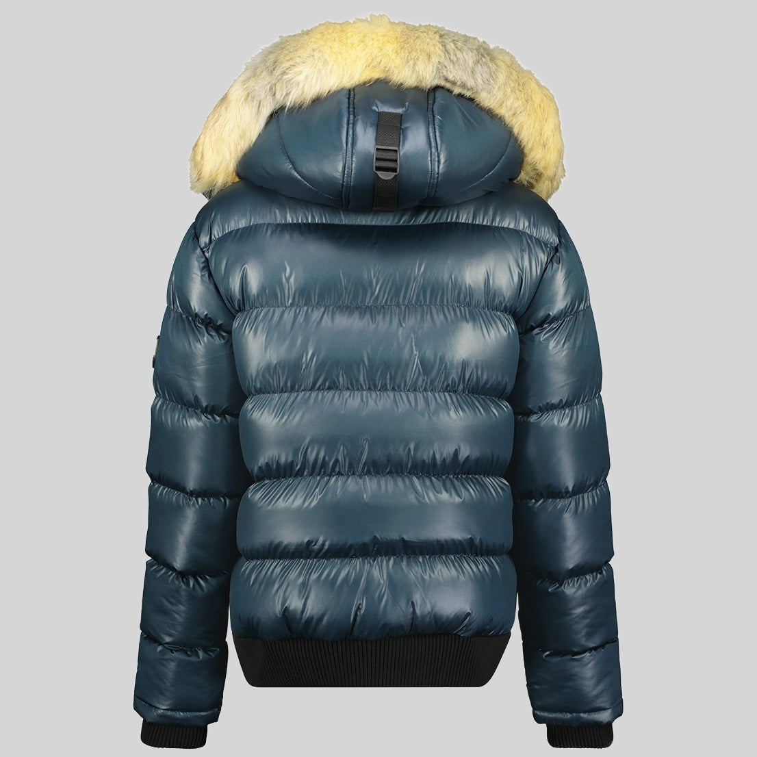geographical-norway-bugs-damen-daunenjacke-marine-mit-fellkapuze image 2