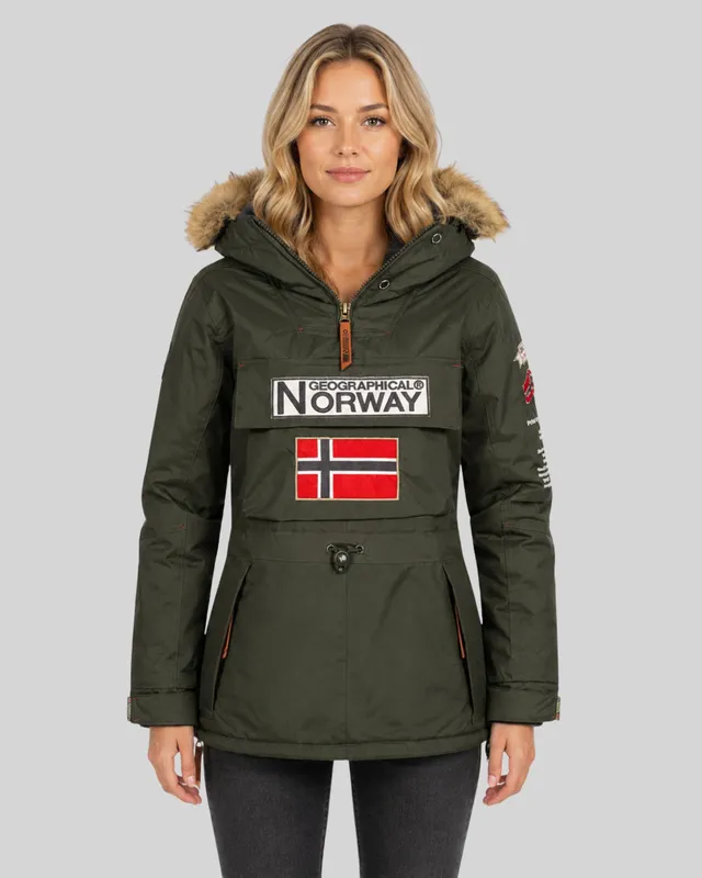 geographical-norway-bridget-damen-parka-winterjacke-kaki image 1