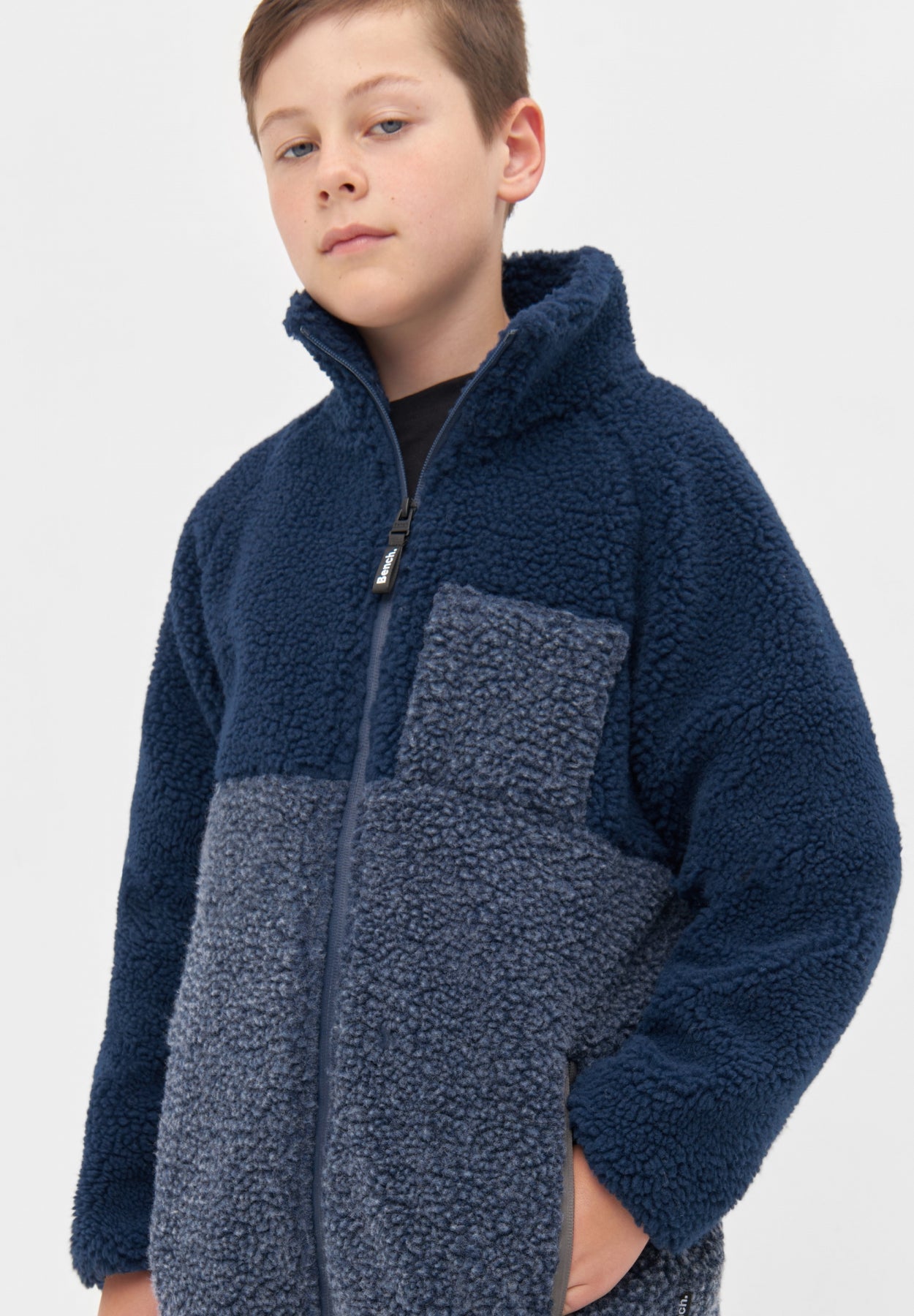 bench-pepito-b-sherpa-fleecejacke-jungen-schwarz-fleece image 8