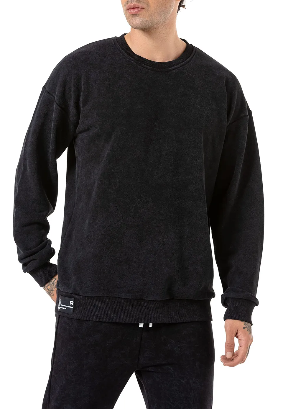 redbridge-batik-sweatshirt-herren-pullover-rundhals image 1
