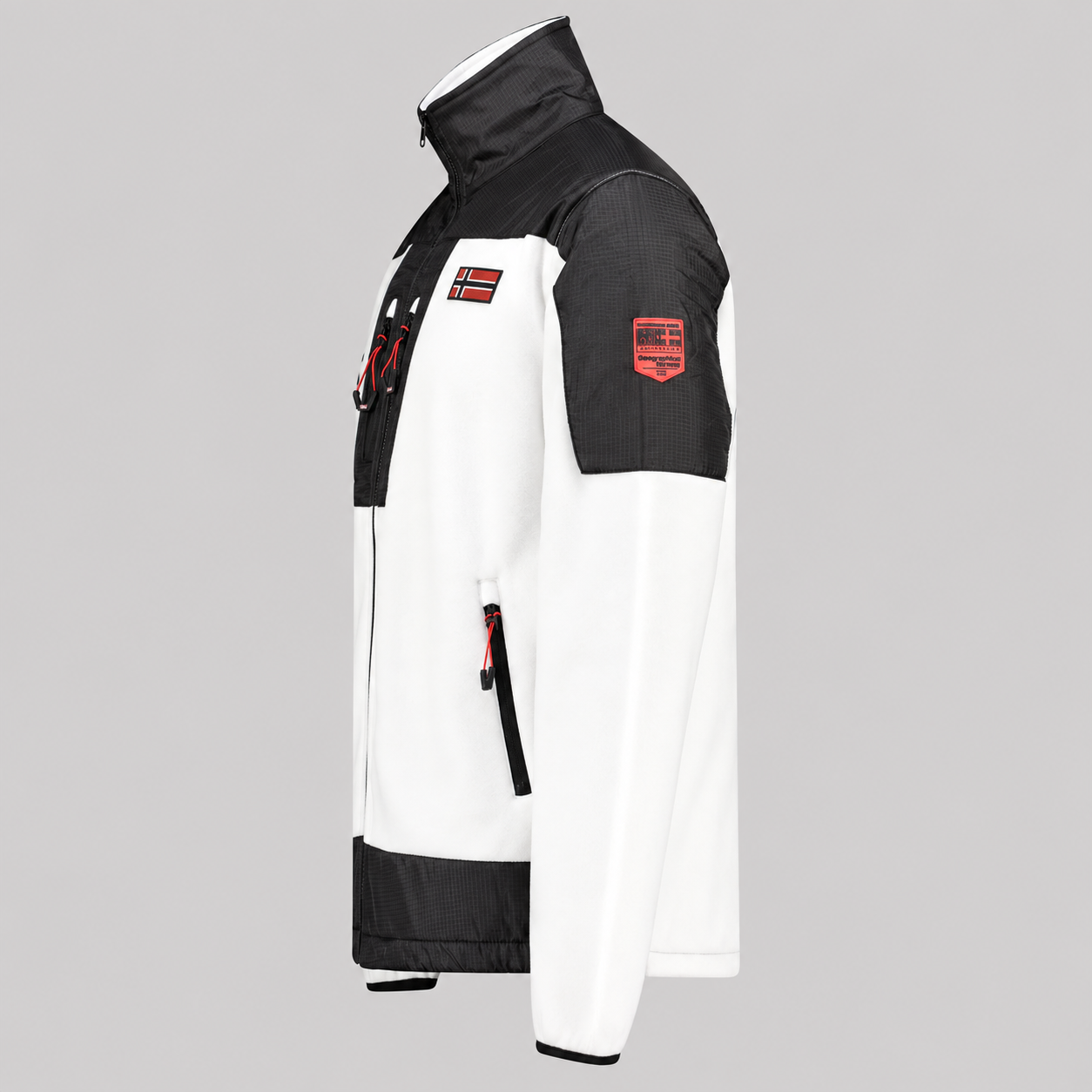 geographical-norway-tulene-fleecejacke-herren-kaki-warm image 4