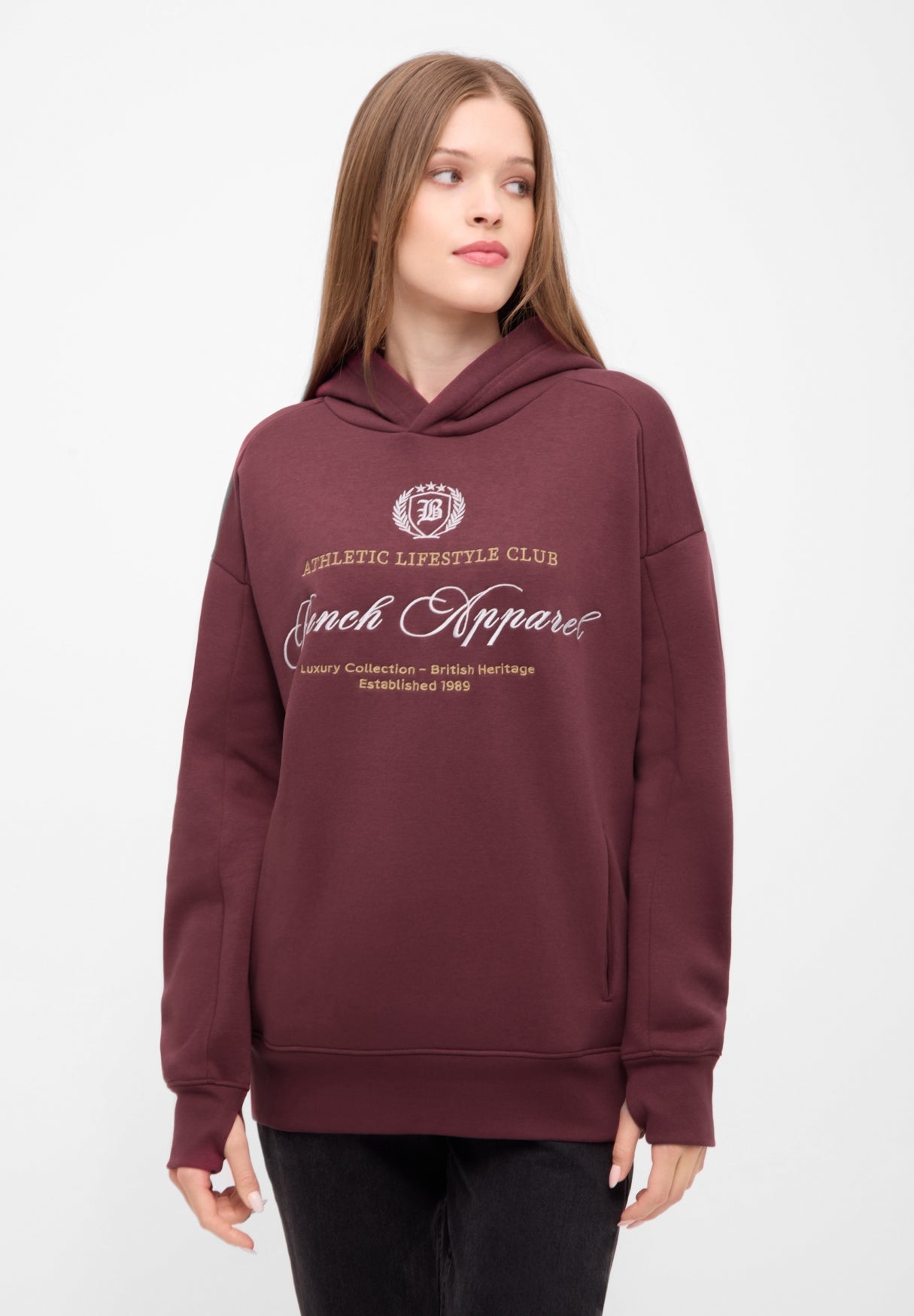 bench-contessa-hoodie-damen-schwarz-loose-fit image 2