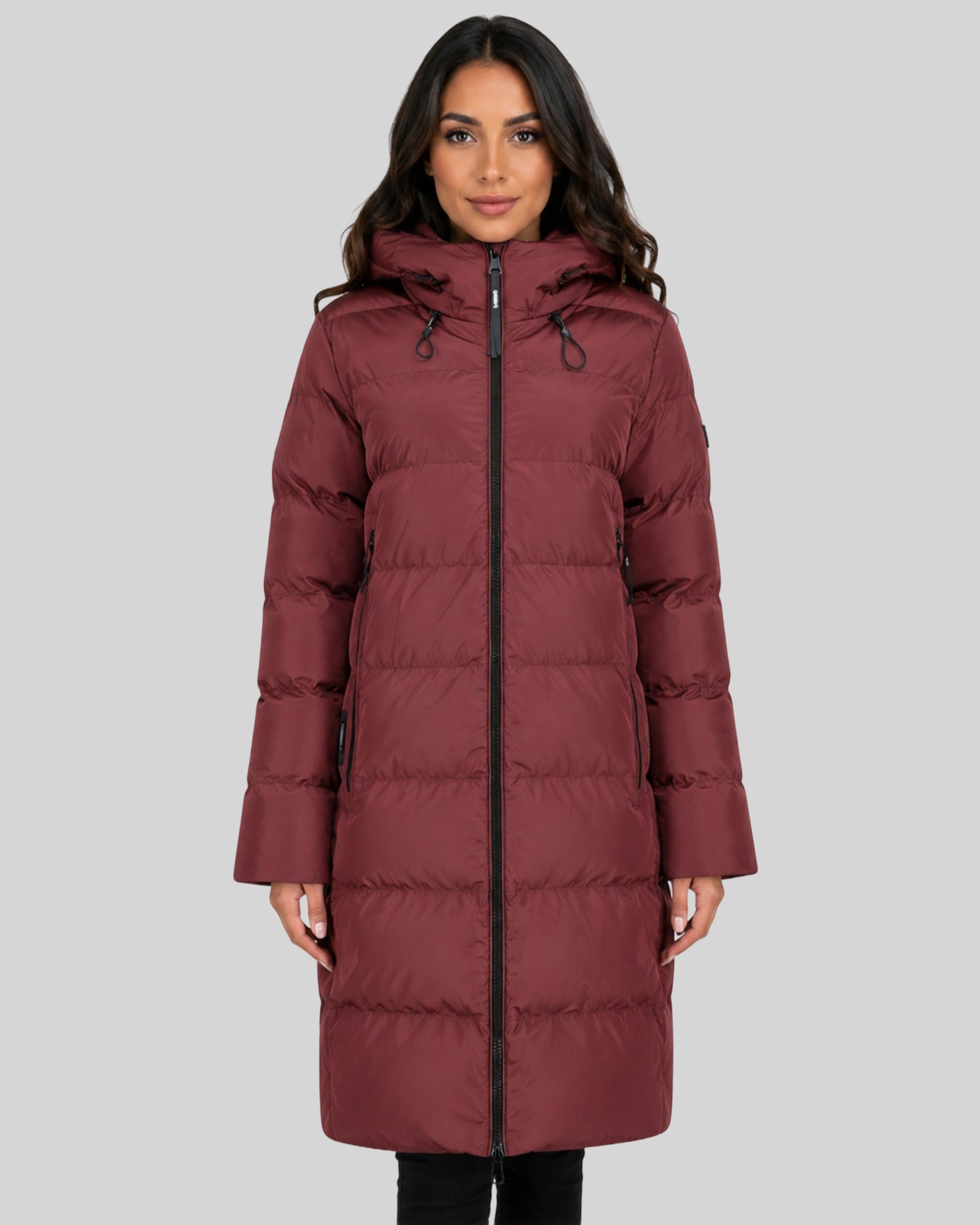 geographical-norway-april-blouson-damen-bordeaux-lang image 1