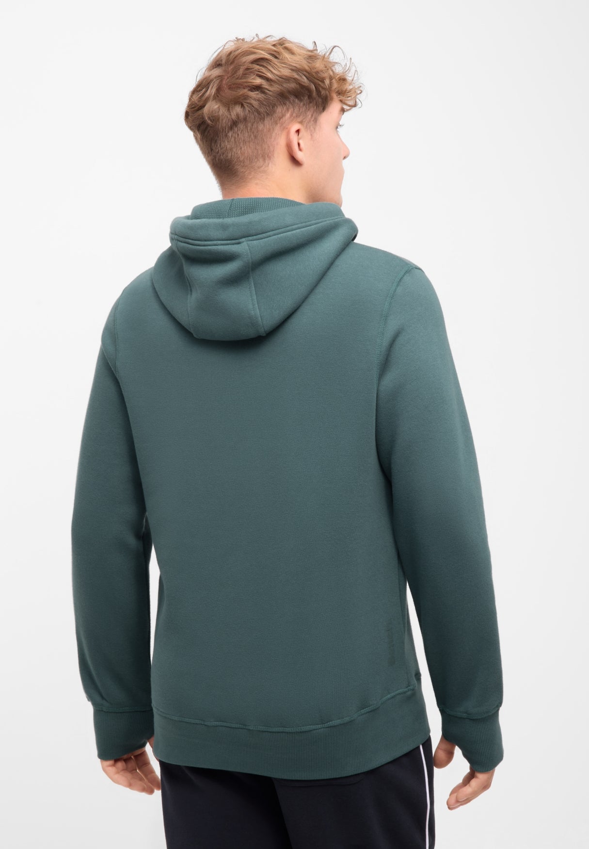 bench-trassi-hoodie-herren-schwarz-kapuzenpullover-baumwolle image 3