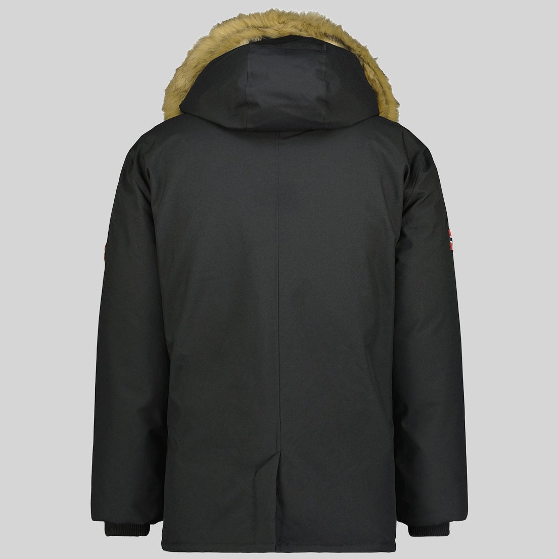 geographical-norway-claude-parka-herren-kaki-winterparka-fellkapuze image 7