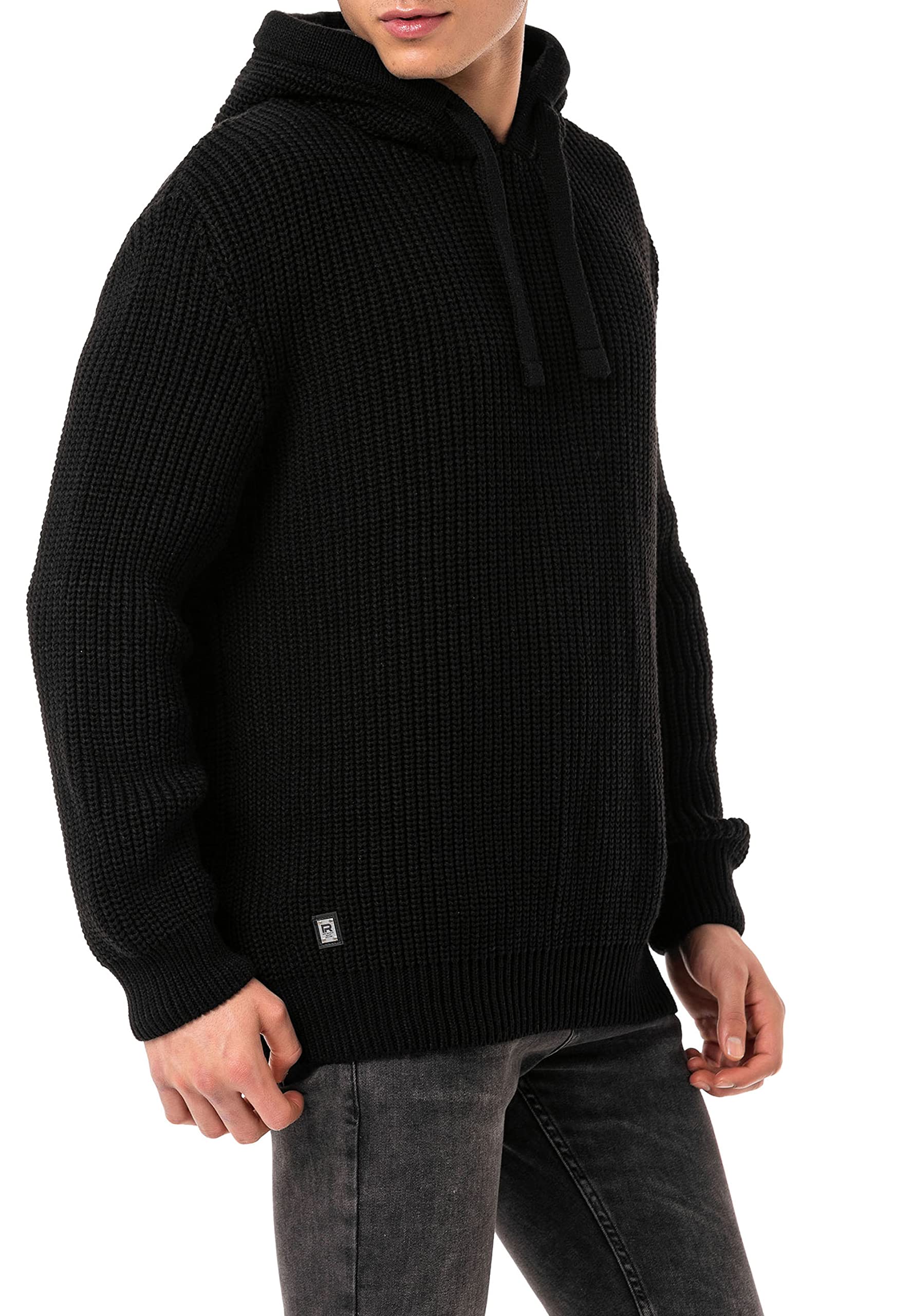 redbridge-pullover-strickpullover-hoodie-mit-kapuze-baumwolle image 3
