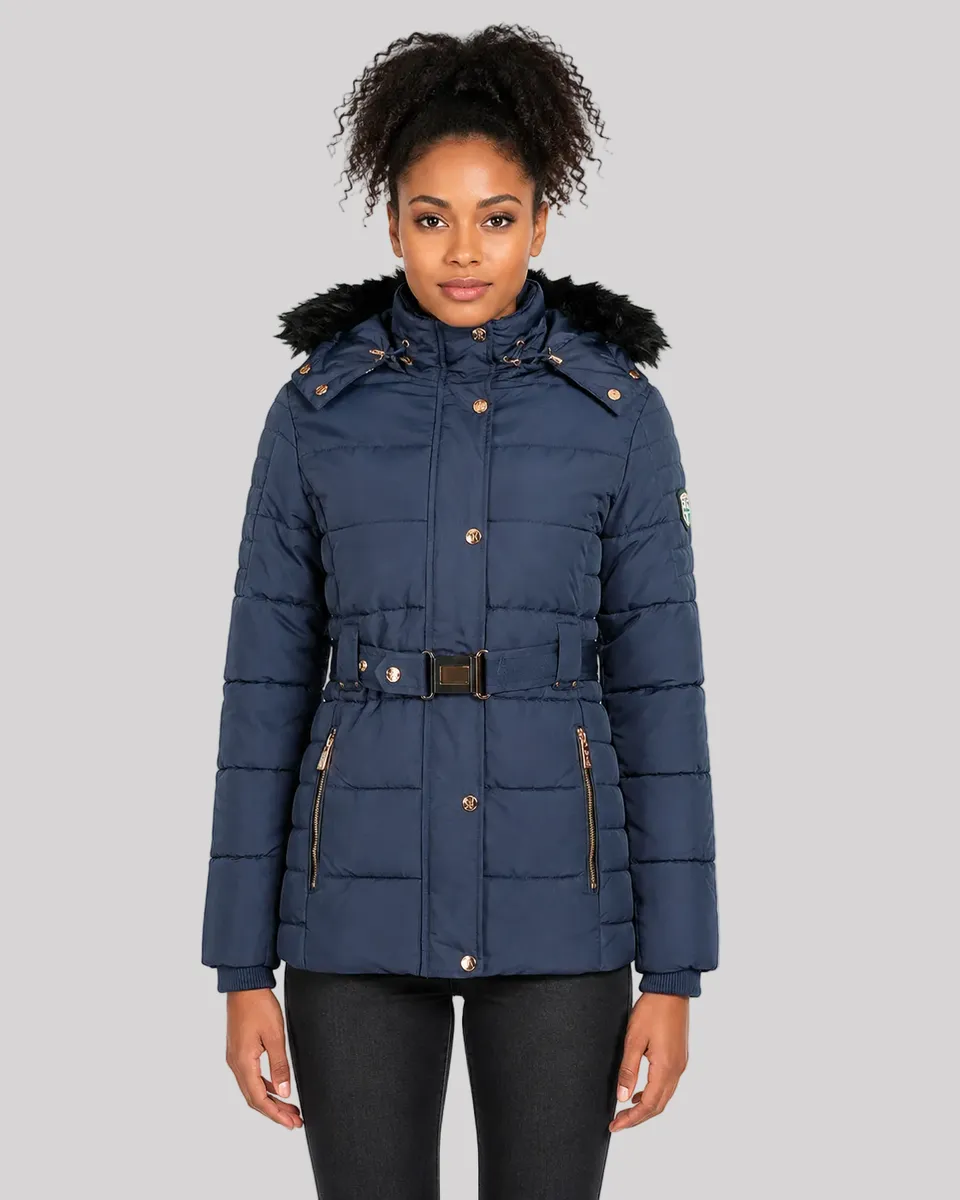 geographical-norway-blood-damen-winterparka-marine-mit-fell image 1