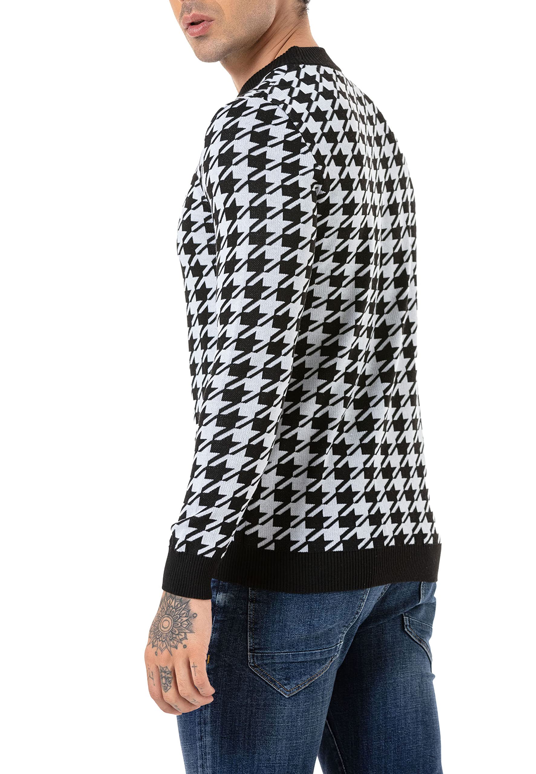 redbridge-pullover-strickpullover-rundhals-gr-e-l-schwarz image 3