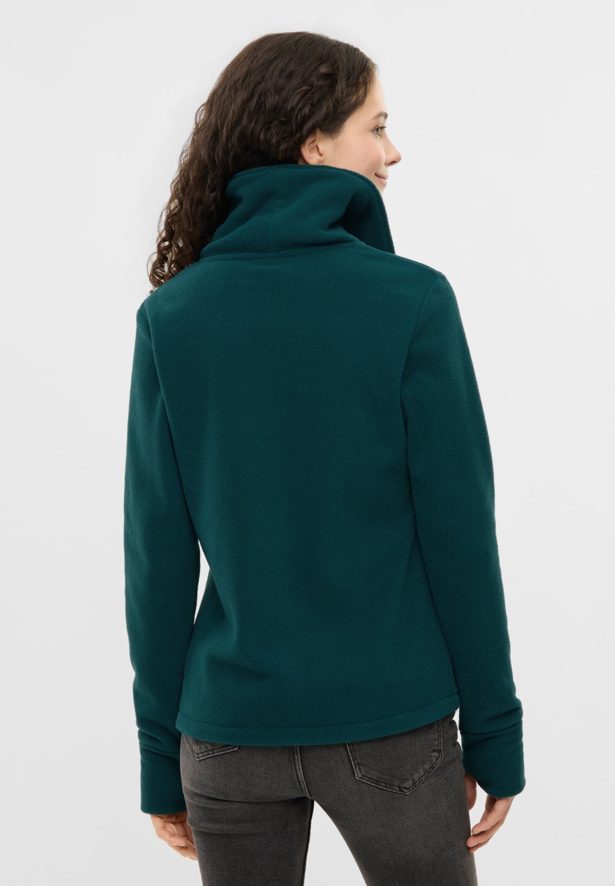 bench-finish-sweatshirt-fleecejacke-damen-navy-slim-fit image 3