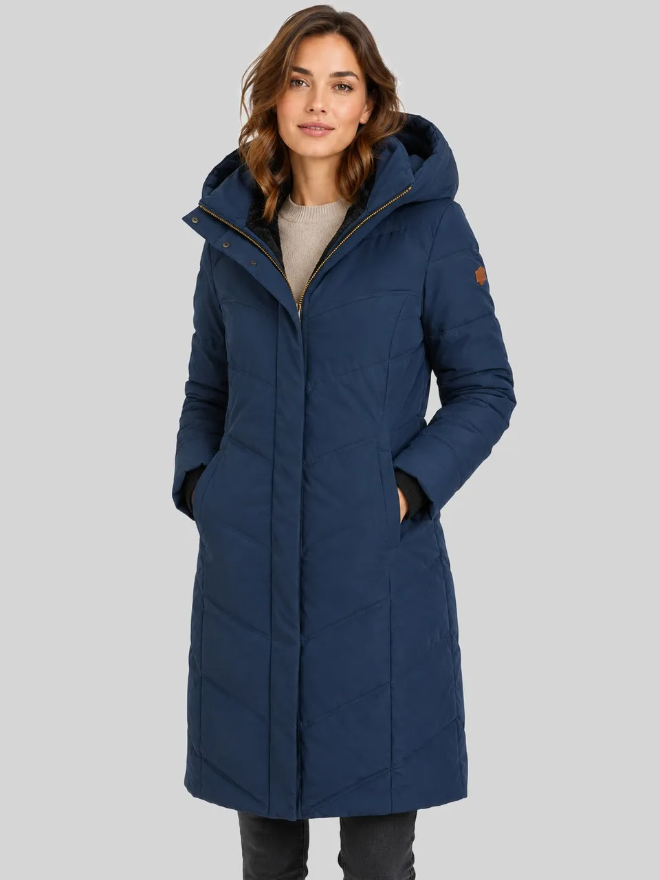 geographical-norway-djamila-damen-winterparka-marine-lang image 1