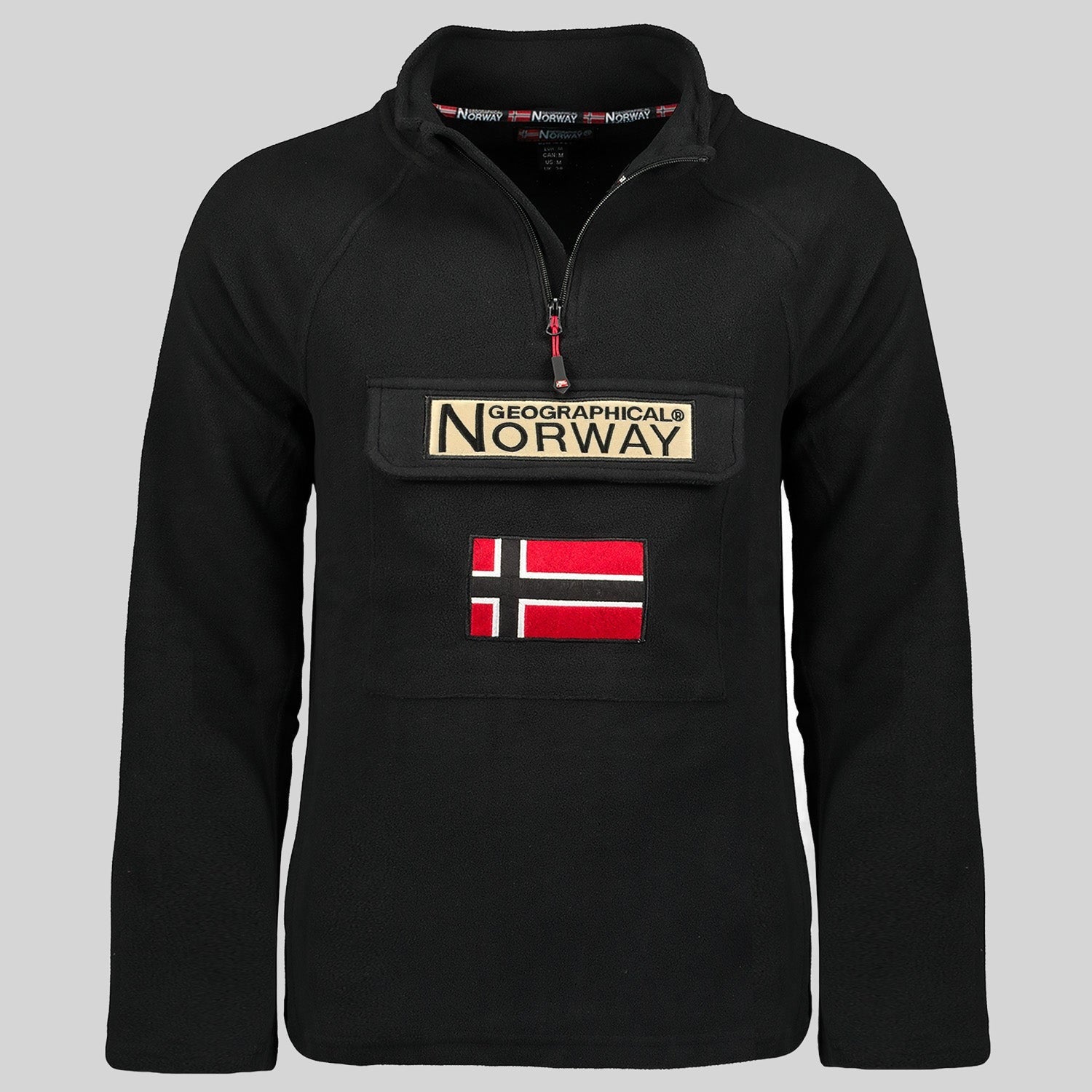 geographical-norway-tymclass-herren-sweatshirt-schwarz-fleece image 3