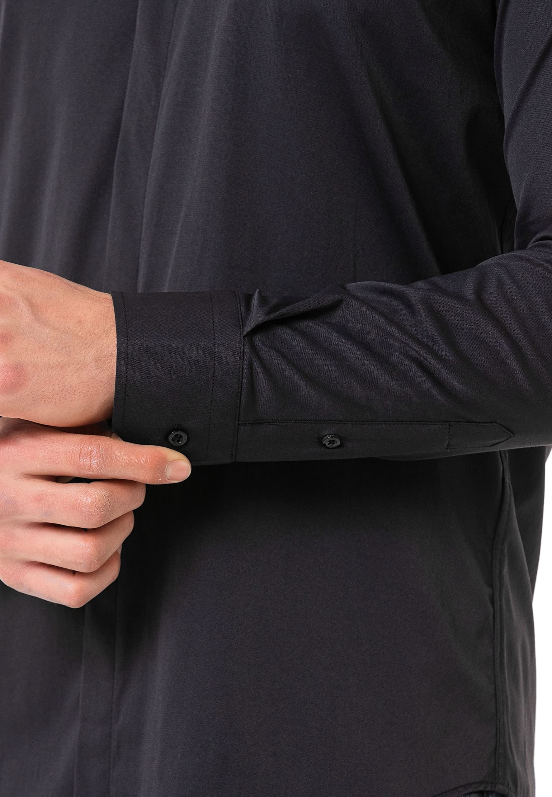 redbridge-hemden-herren-hemd-langarm-basic-schwarz-l image 5