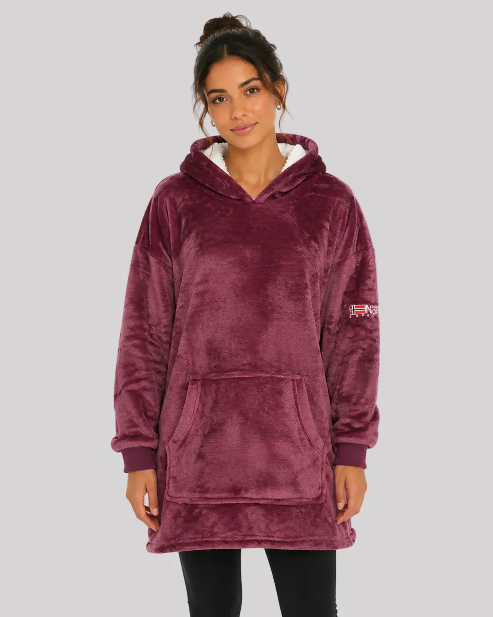 geographical-norway-uddy-damen-fleece-bordeaux-kuschelig image 1