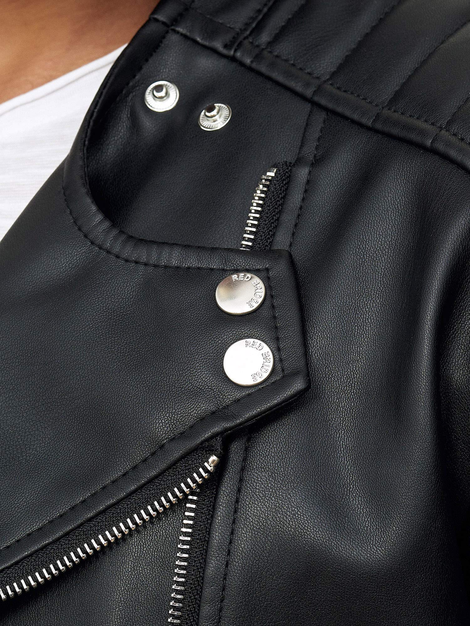 redbridge-m6072-bikerjacke-kunstleder-herren-xxl-schwarz-g-rtel image 3