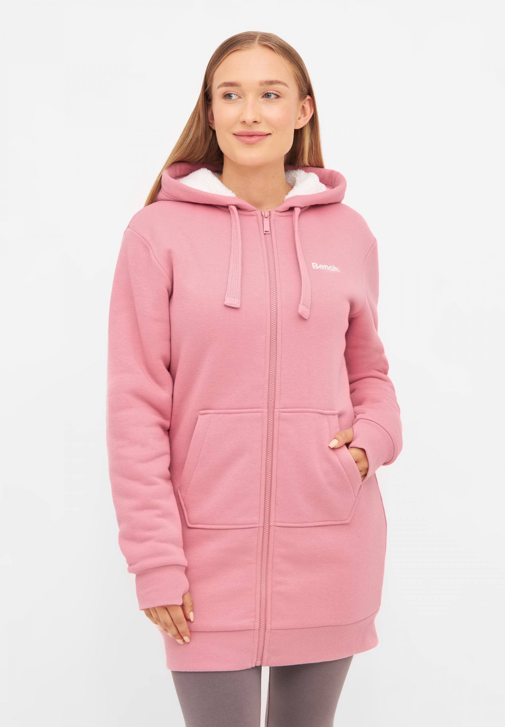 bench-hansley-kapuzenjacke-damen-grey-regular-fit image 6