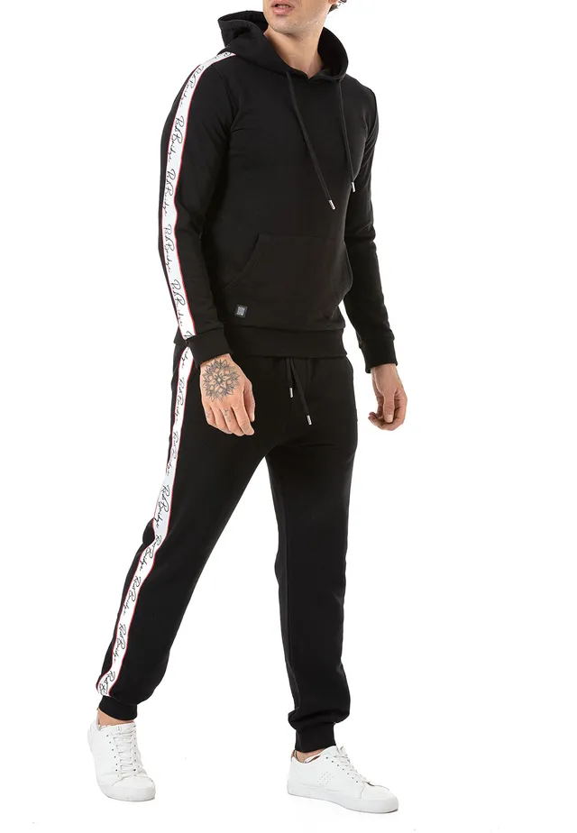redbridge-jogginganzug-2-teiliges-jogger-set-hoodie-schwarz image 1