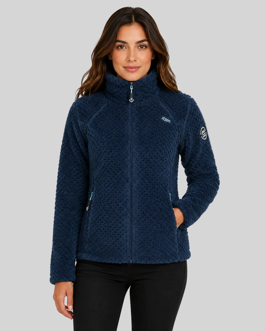 geographical-norway-tropezienne-damen-fleecejacke-marine image 1