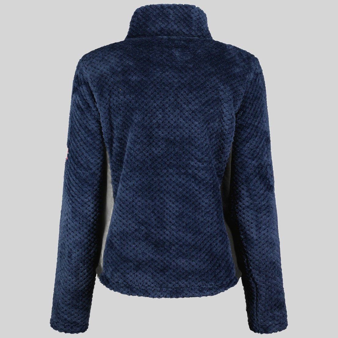 geographical-norway-thai-fleecejacke-damen-hellgrau-print image 6