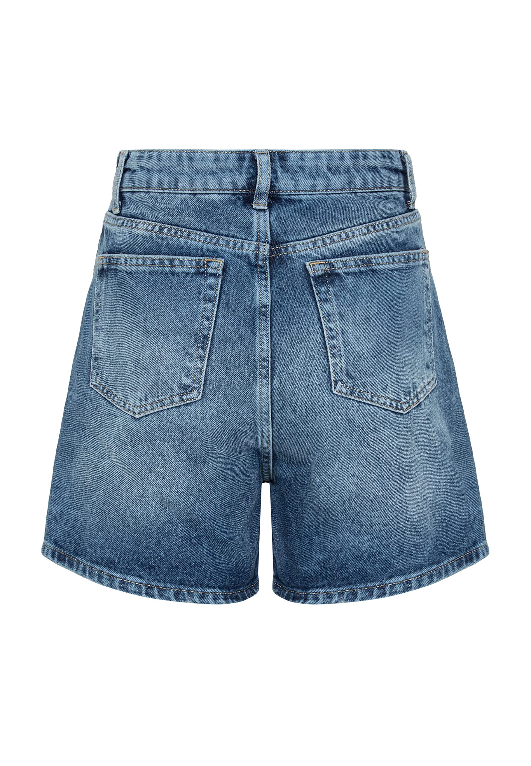 redbridge-shorts-damen-jeansshorts-high-waist-w28-blau image 6