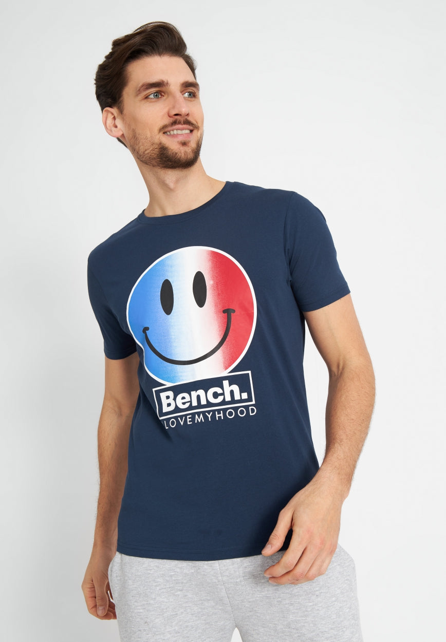 bench-smiler-t-shirt-herren-red-smiley-baumwolle-print image 6