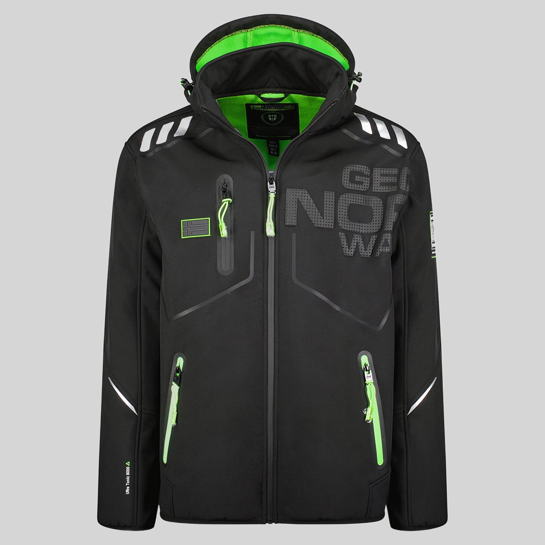 geographical-norway-robin-herren-softshelljacke-schwarz-kapuze image 3