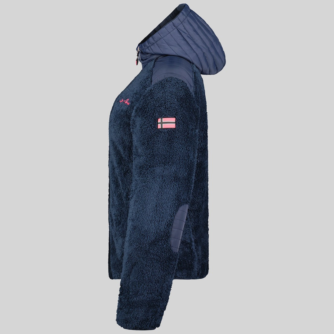 geographical-norway-theylor-fleecejacke-damen-marine-kapuze image 8