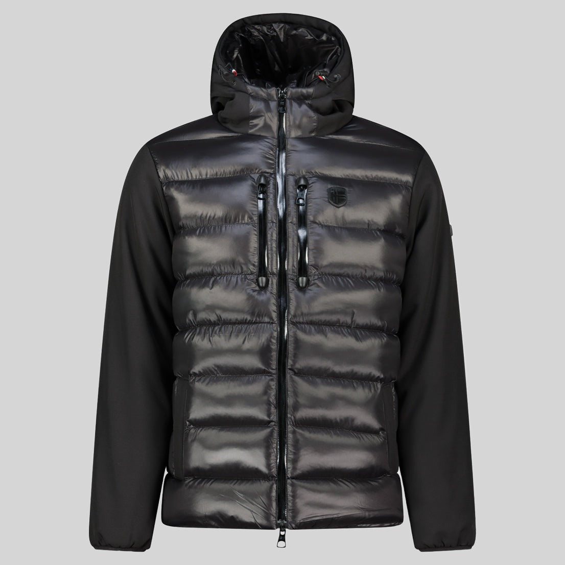 geographical-norway-aspendo-parka-herren-hybrid-kapuze-mit-kordelzug-schwarz-mar image 3