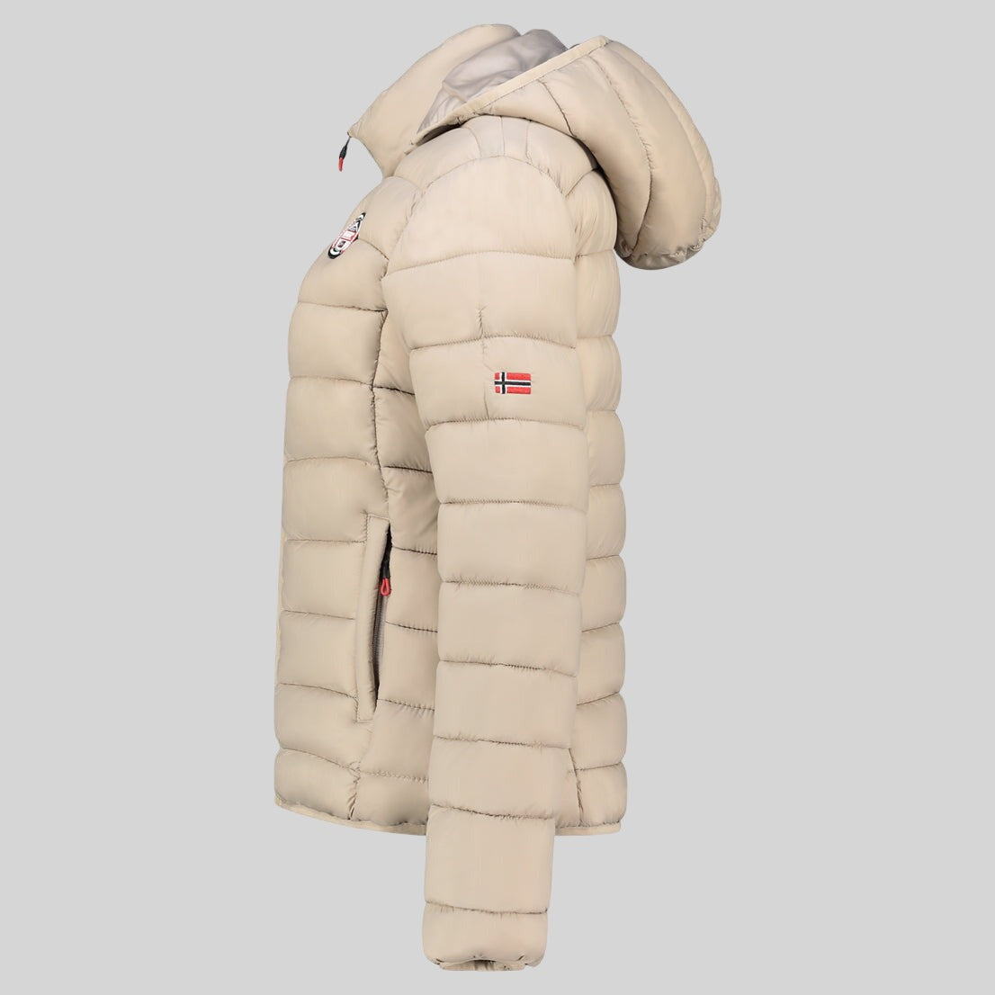 geographical-norway-atikabadge-damen-steppjacke-beige-kapuze image 5