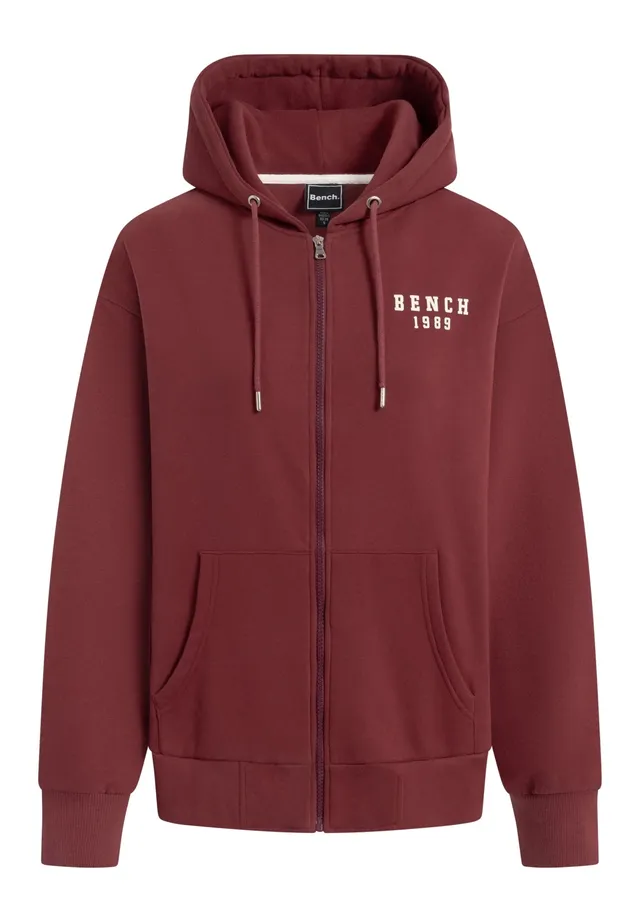 bench-alma-damen-sweatjacke-zip-hoodie-cordovan image 1