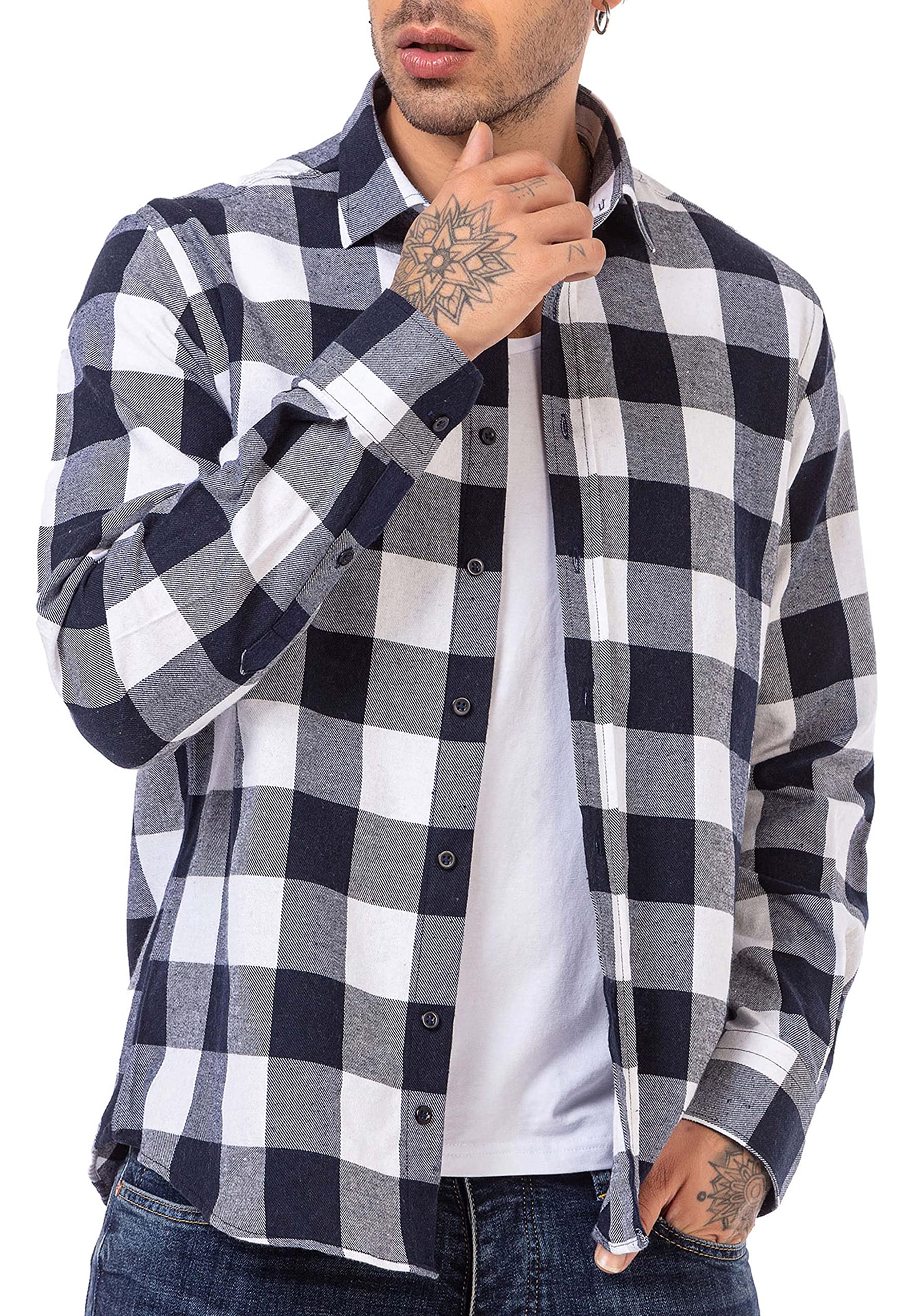 redbridge-hemd-herren-freizeithemd-kariert-beige-holzf-llerhemd image 6