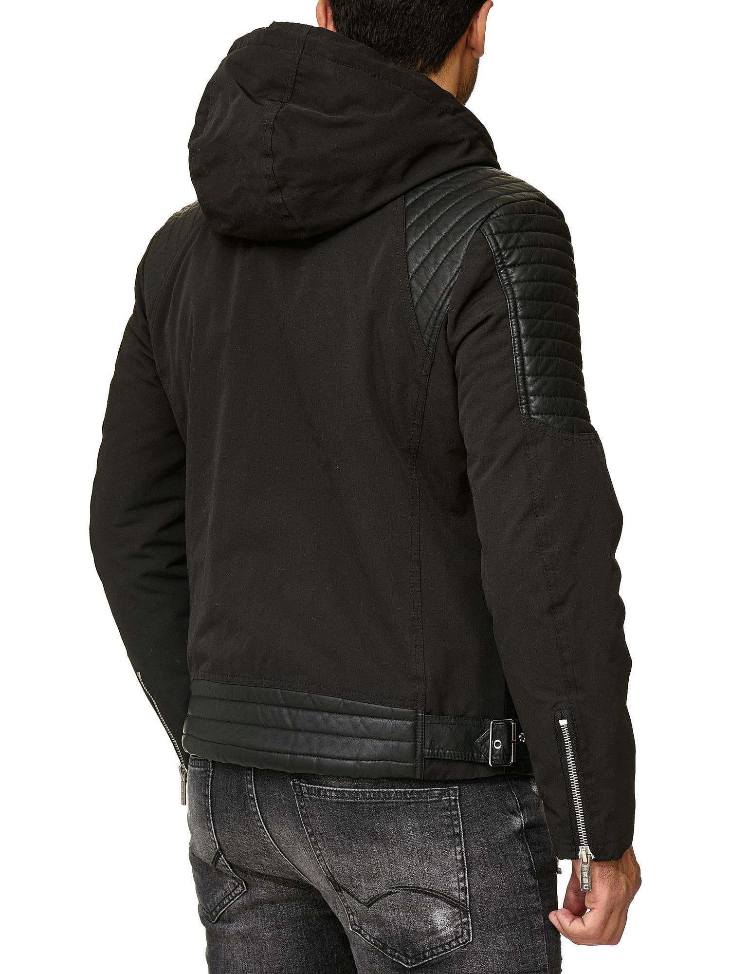 redbridge-oberbekleidung-biker-elements-bergangsjacke-schwarz image 5