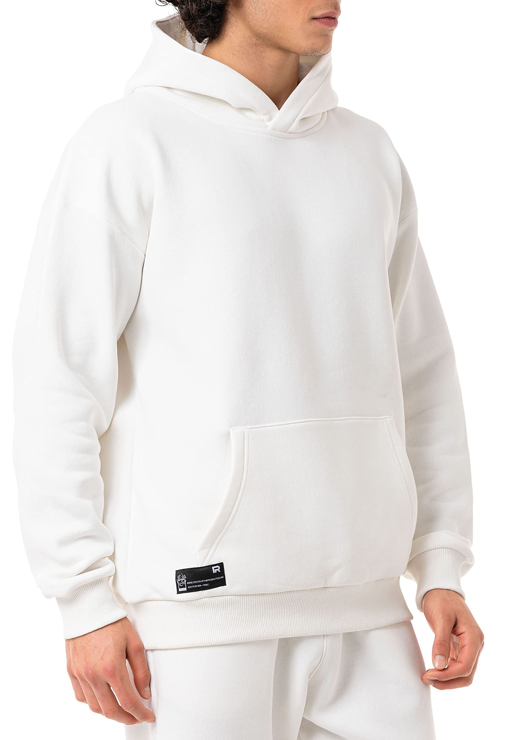 redbridge-m2217-basic-hoodie-kapuzenpullover-herren-grau image 3