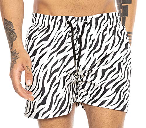 redbridge-shorts-premium-badehose-tiger-ecru-l-robust image 7