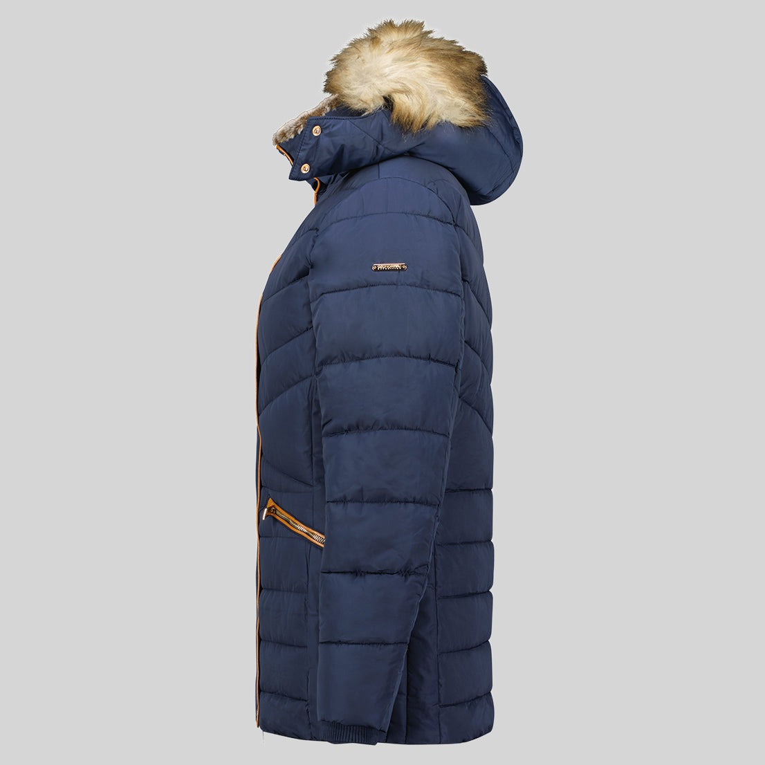 geographical-norway-ajuju-damen-parka-schwarz-fellkapuze image 4
