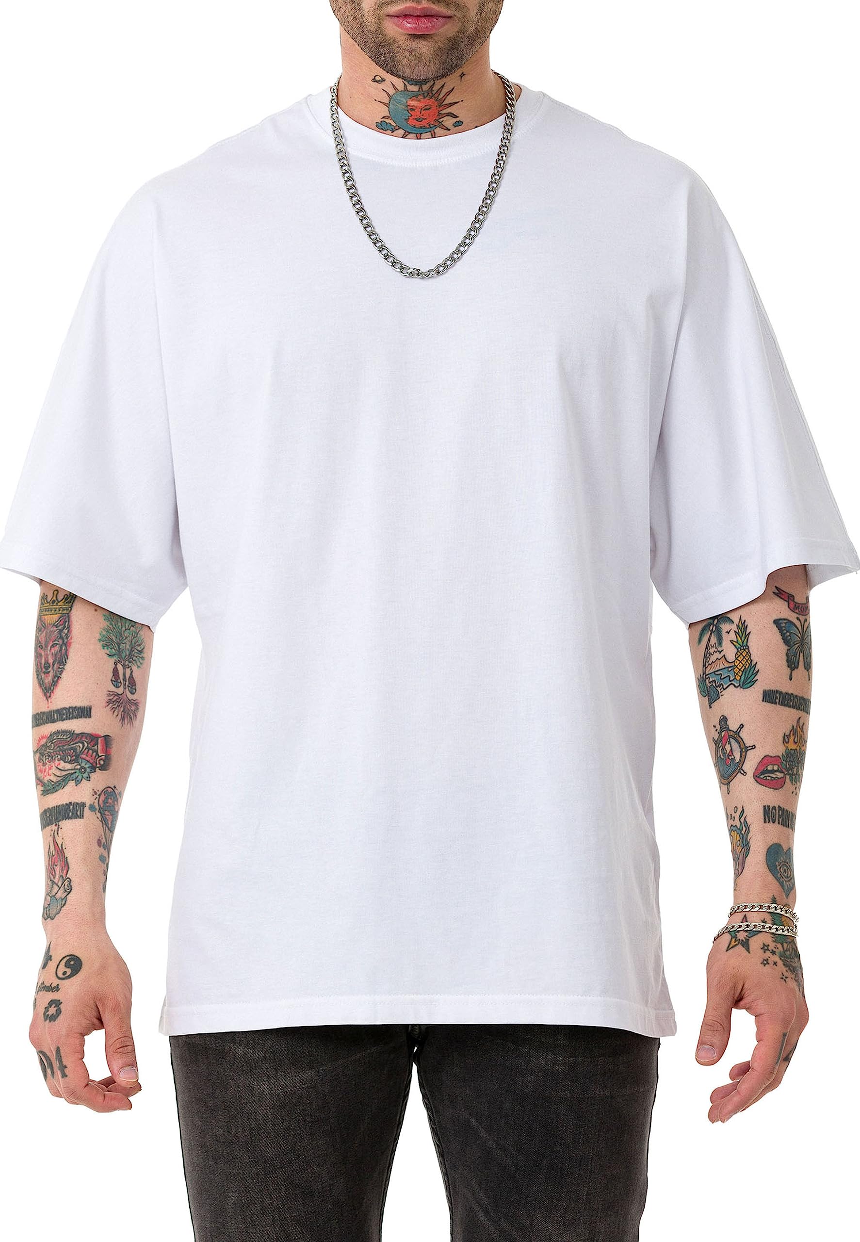 redbridge-around-m1372-t-shirt-herren-baumwolle-oversized image 5