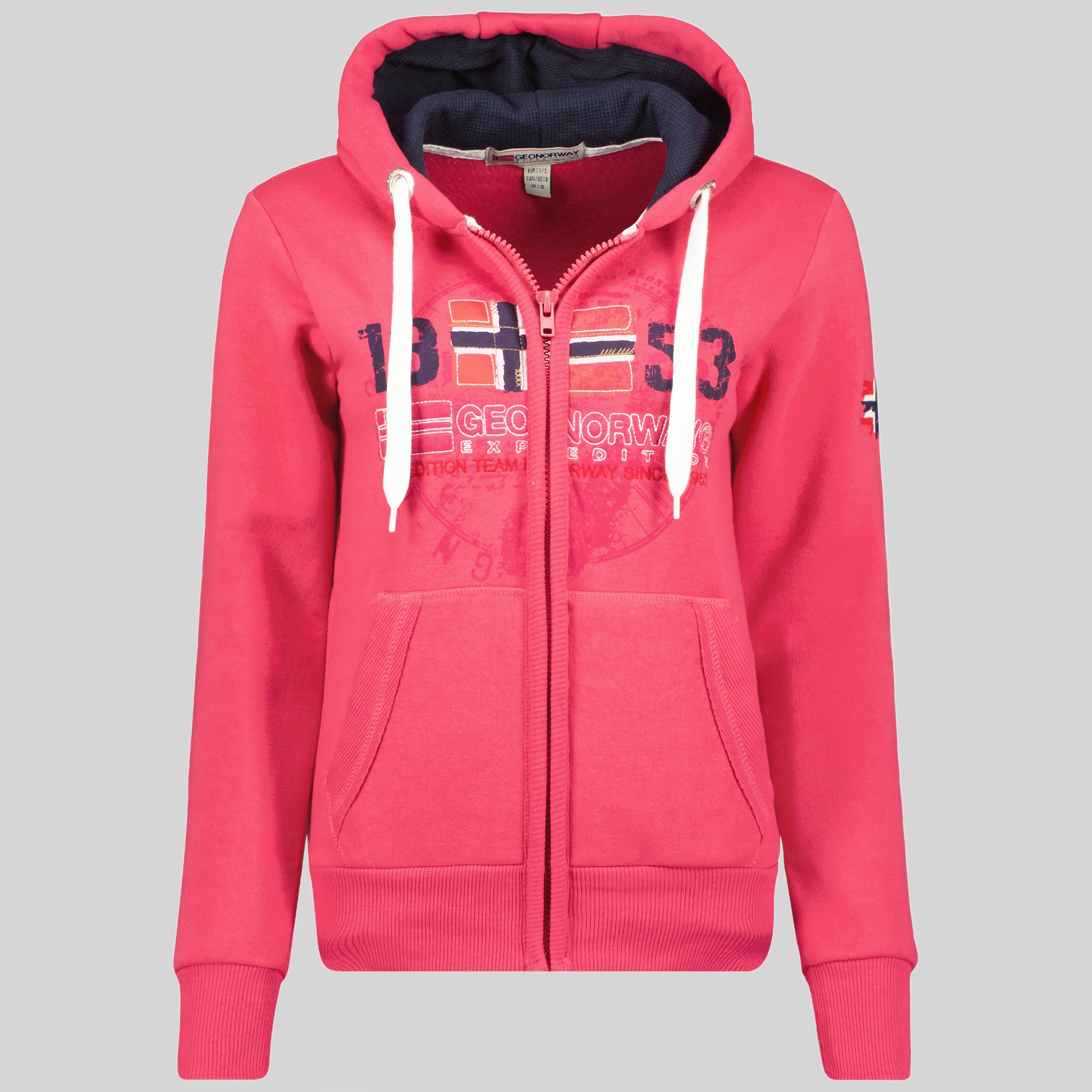 geographical-norway-gapigal-sweatshirt-taupe-hoodie-mit-kapuze image 5