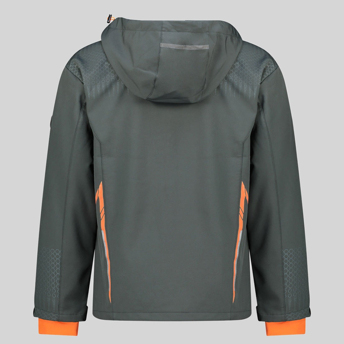 geographical-norway-trelino-herren-softshelljacke-schwarz-gr-n-kapuze image 3