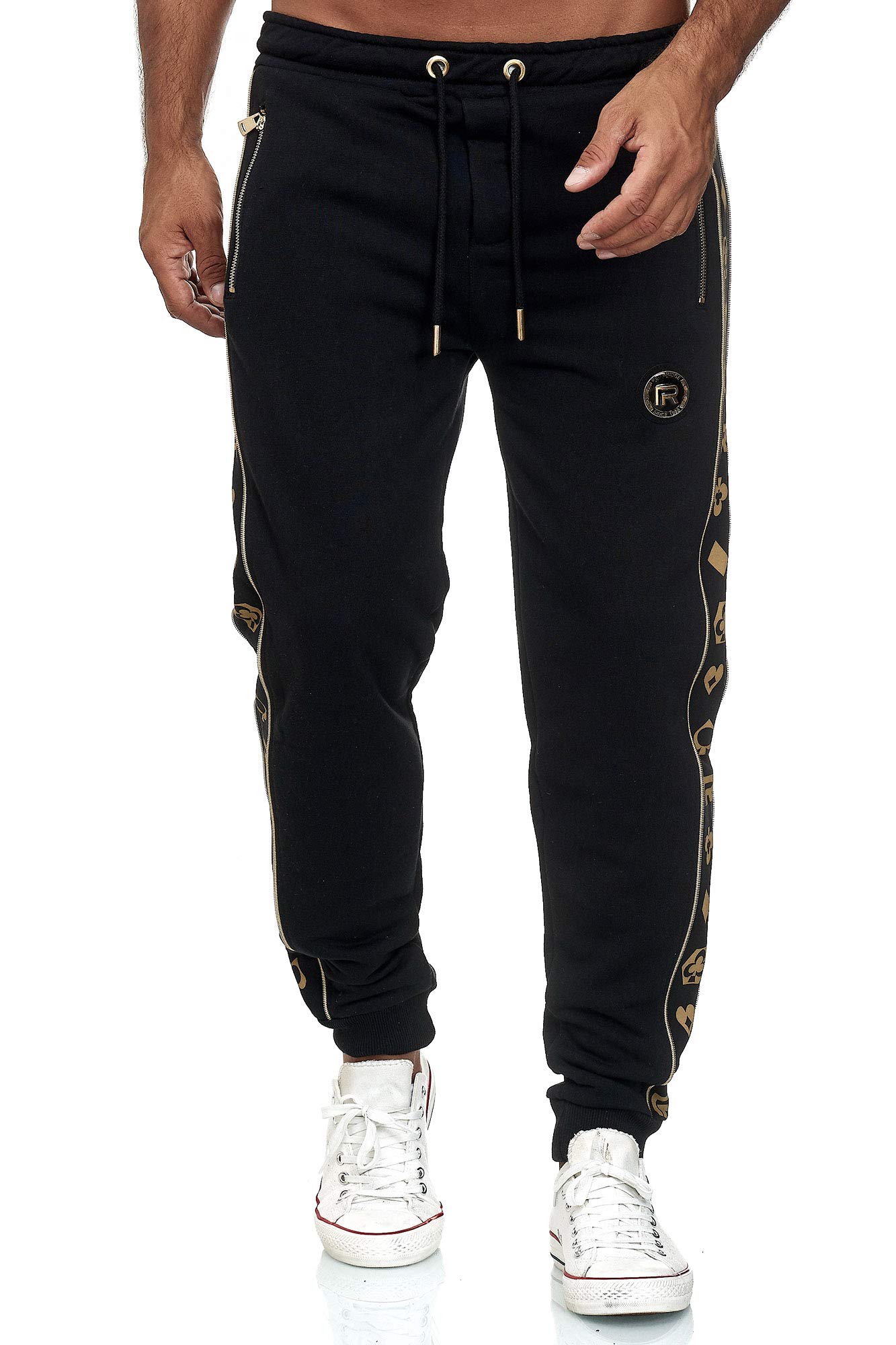 redbridge-hosen-jogginghose-r-logo-premium-baumwolle-schwarz image 6