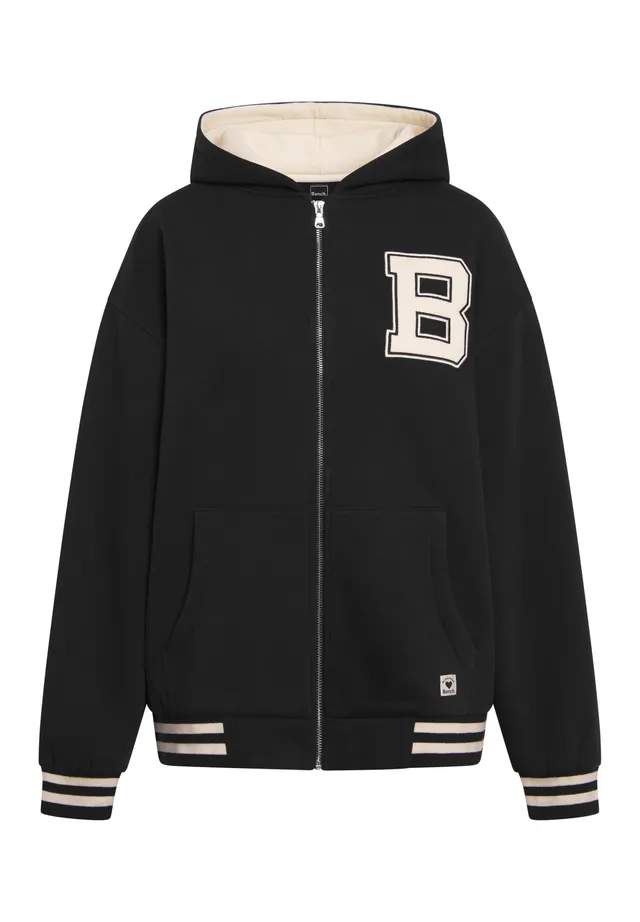 bench-kivik-damen-zip-hoodie-black-beauty-pristine image 1