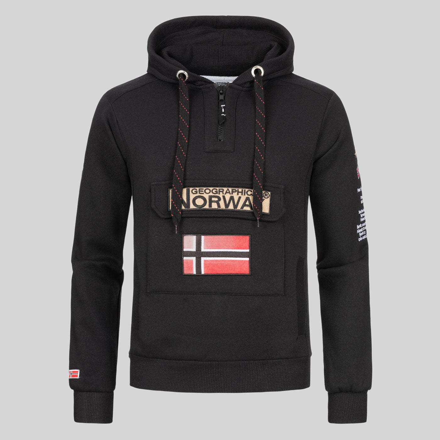 geographical-norway-gymclass-hoodie-herren-schwarz-baumix image 3