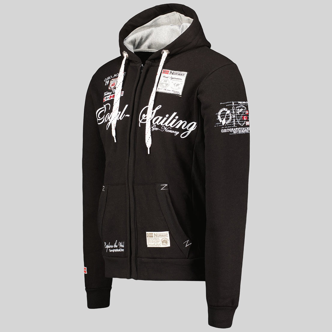 geographical-norway-fighter-herren-sweatshirt-wei-kapuze image 8