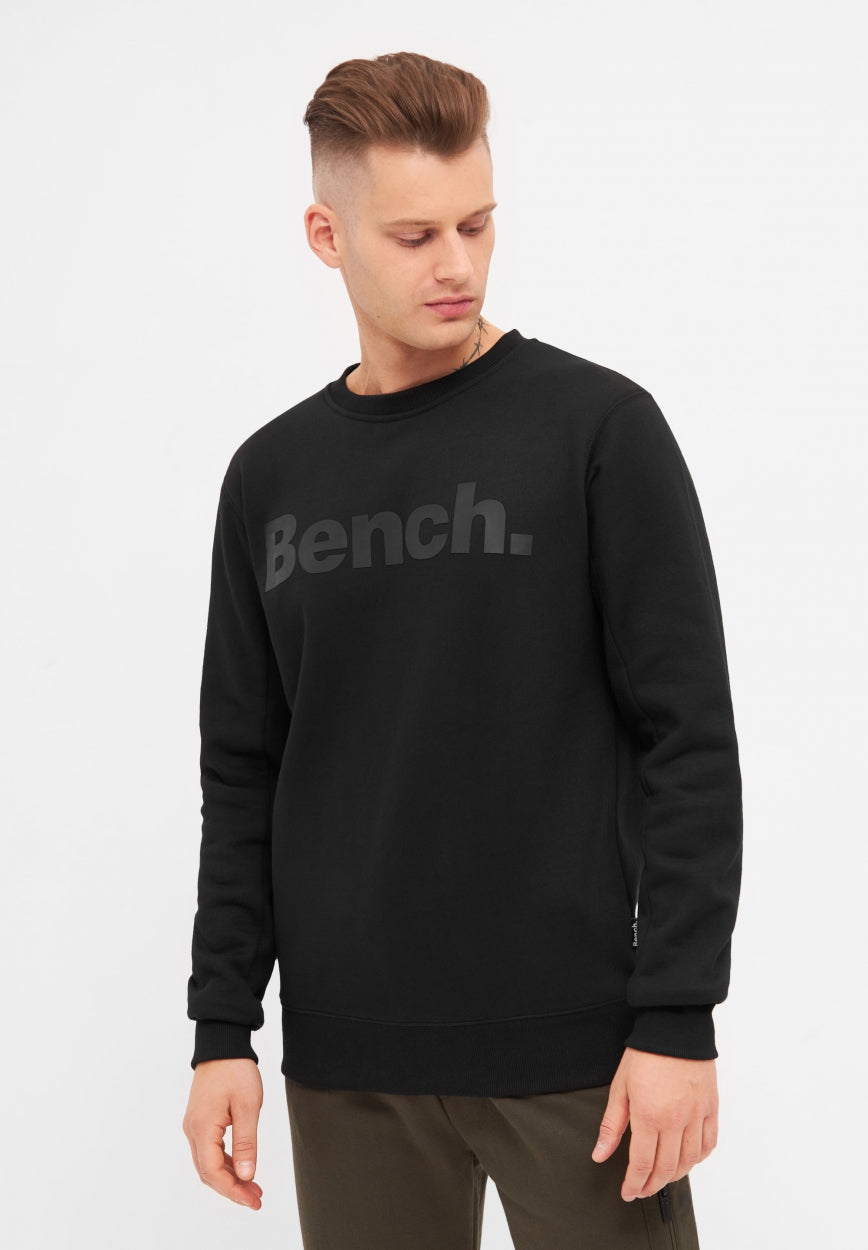 bench-lalond-sweatshirt-herren-schwarz-logo-baumwolle image 2
