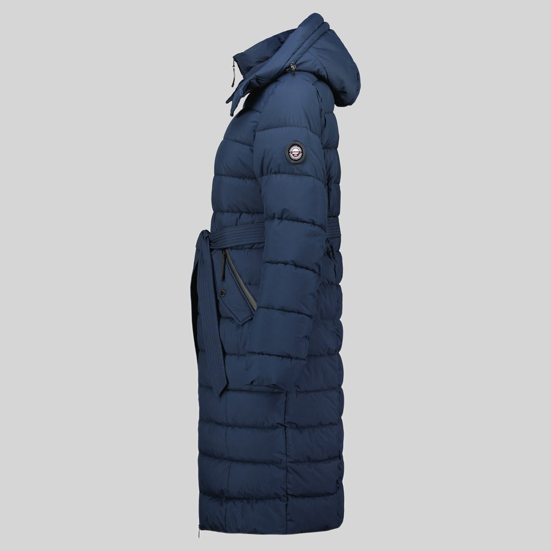 geographical-norway-cabima-damen-parka-khaki-lang-mit-g-rtel image 5