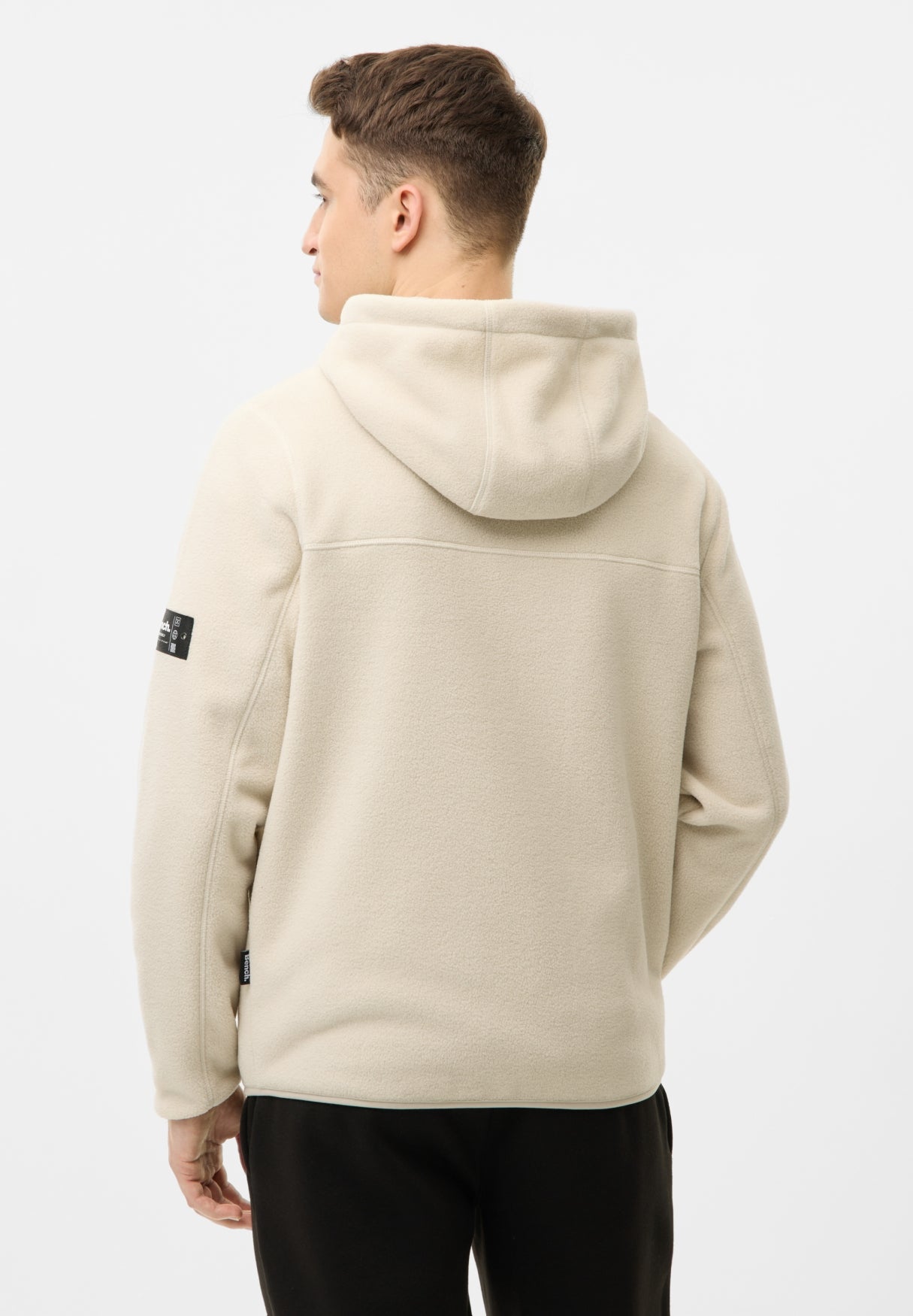 bench-nexter-fleecejacke-herren-oatmeal-regular-fit image 3