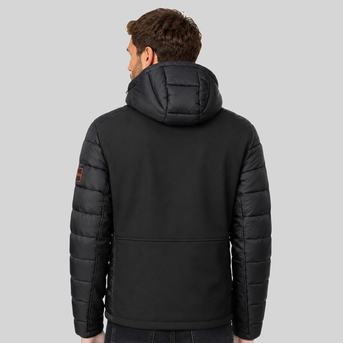 geographical-norway-cortez-herren-daunenjacke-bi-material-kapuze image 8