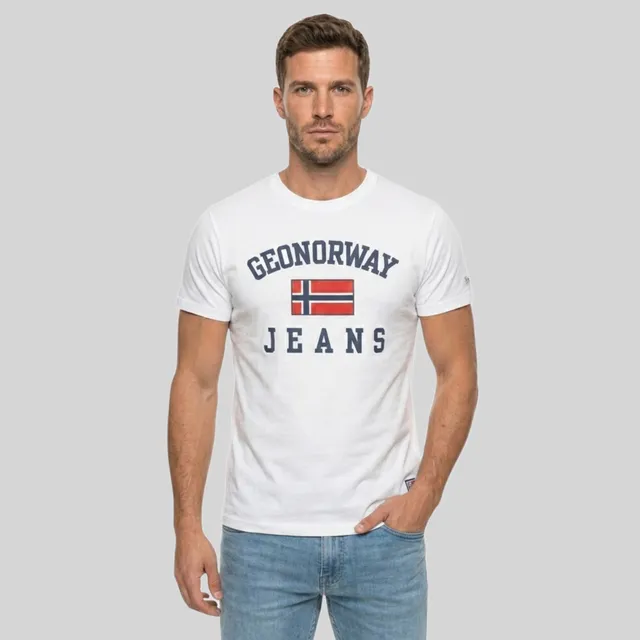 geographical-norway-jadsen-t-shirt-herren-wei-rundhals image 1