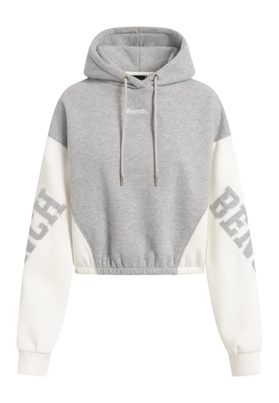 bench-livia-hoodie-damen-cropped-grau-baumwolle image 1