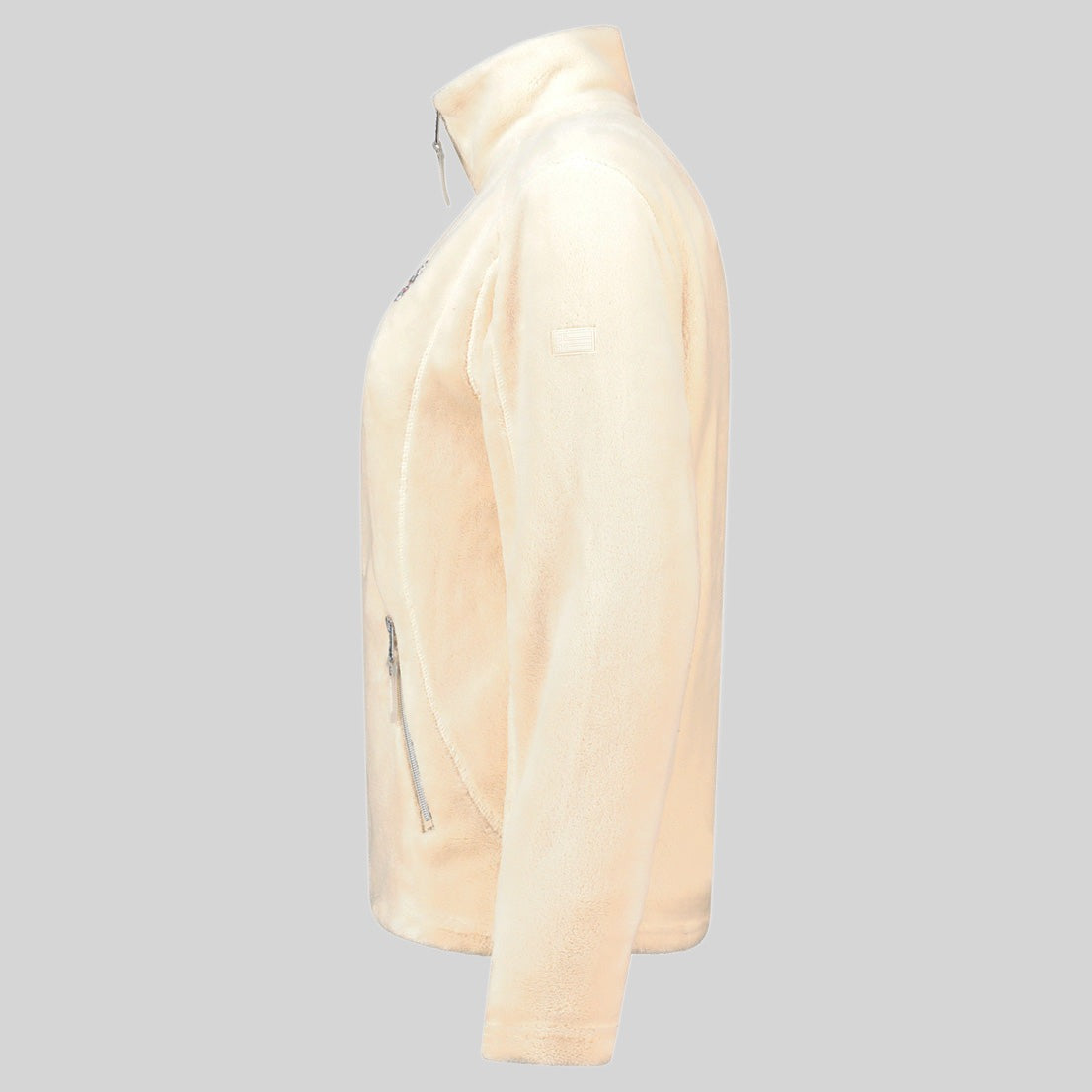 geographical-norway-ticarina-damen-fleecejacke-schwarz-tailliert image 5