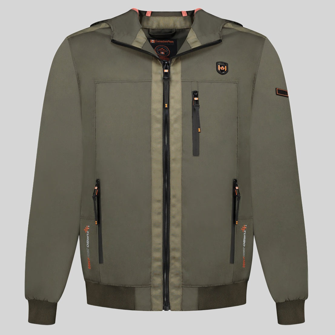 geographical-norway-bacary-herren-bergangsjacke-khaki-wendejacke image 3